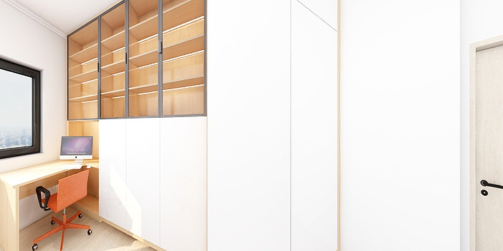 欧邦橱饰设计总监-万科公角柜-装修设计方案