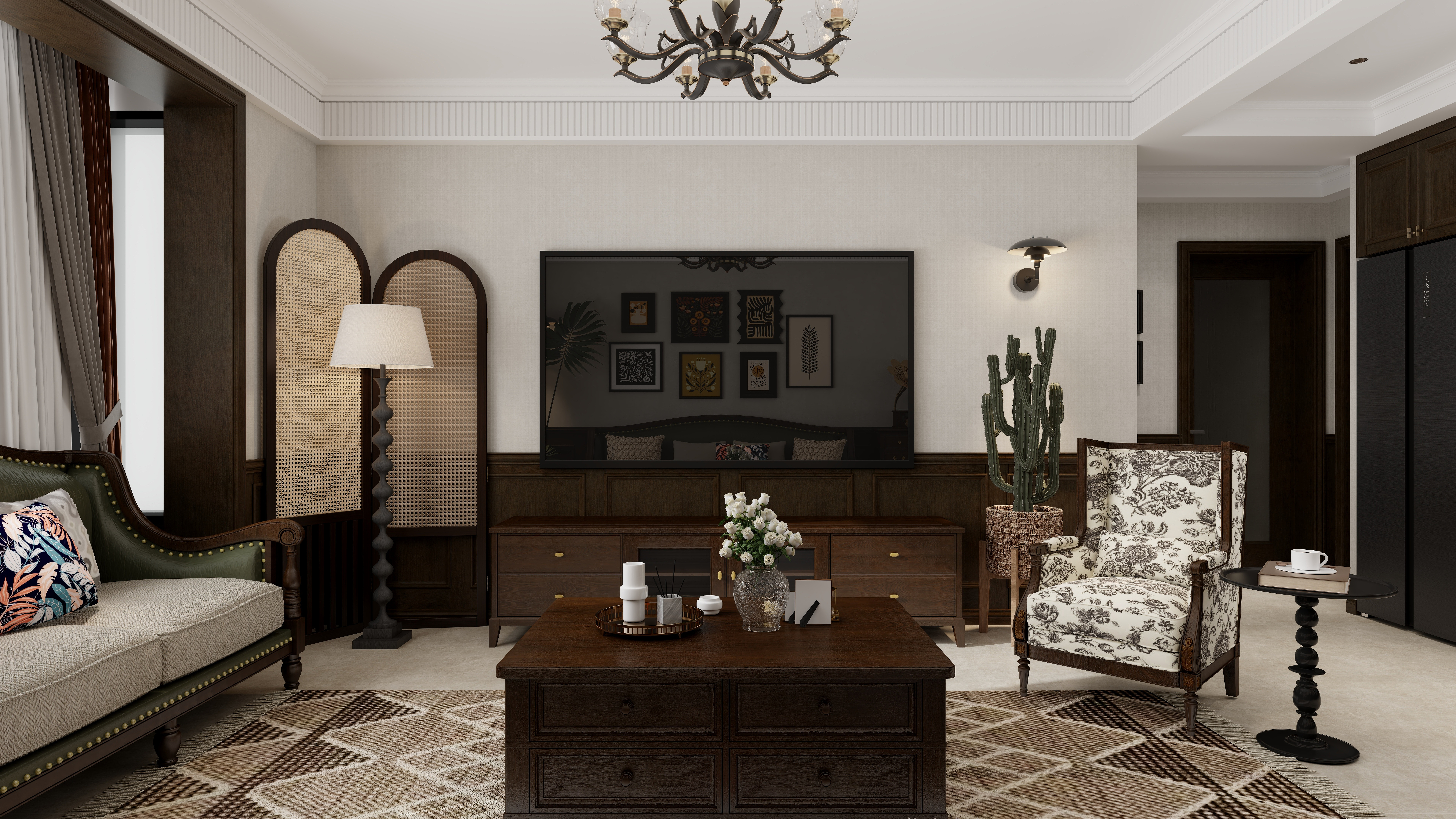 梦天木门垣曲店-逸景花苑3-3-1303-装修设计方案