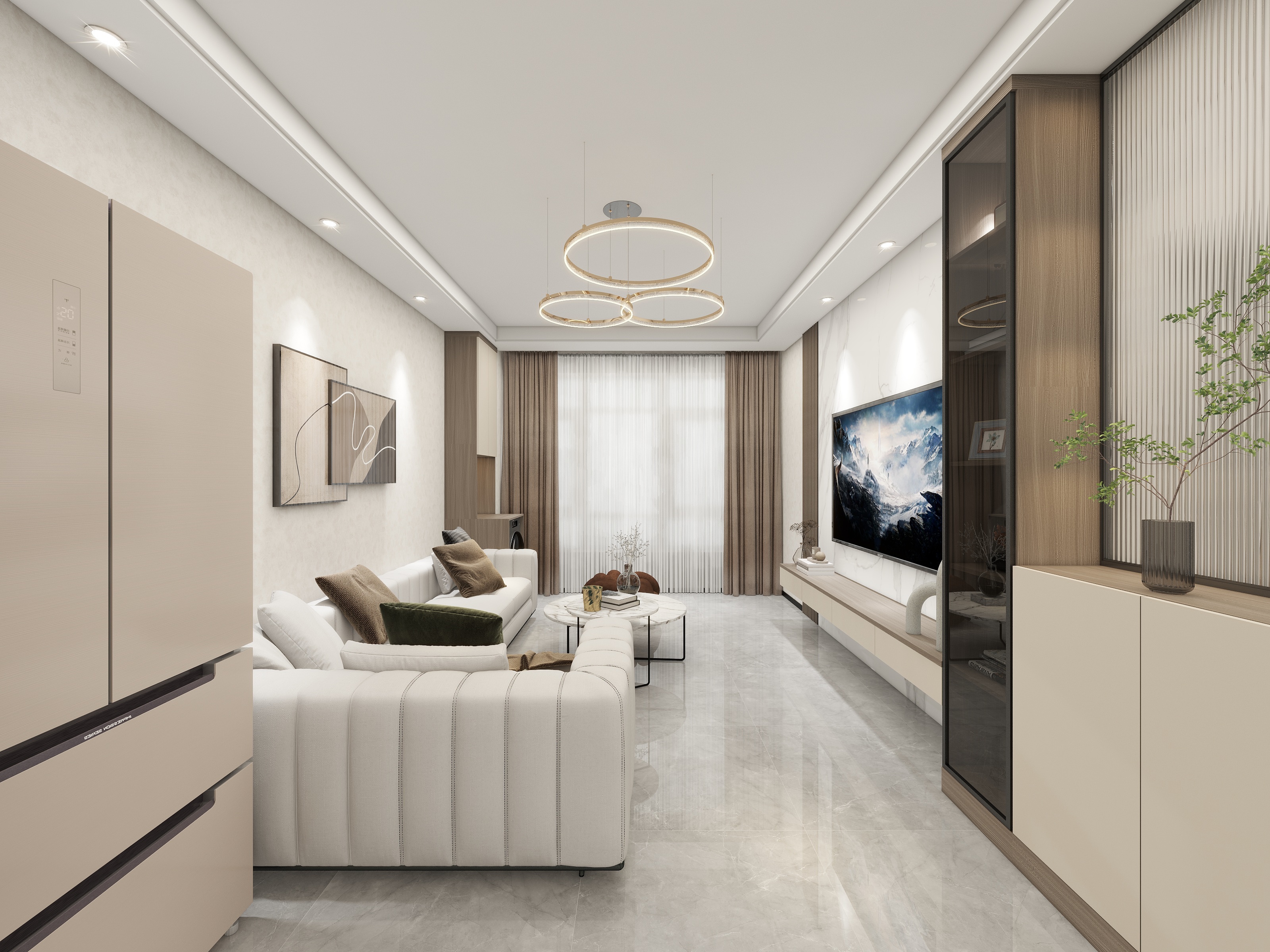 小鹿设计-水墨新苑-装修设计方案