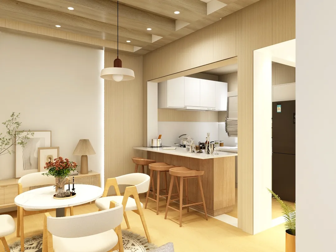 s117shoukry的装修设计方案:Design for an apartment with an area of 90m  