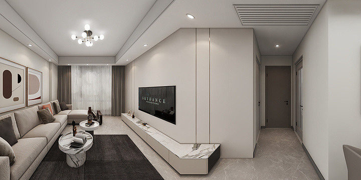 s云琳-咖色系现代风-装修设计方案