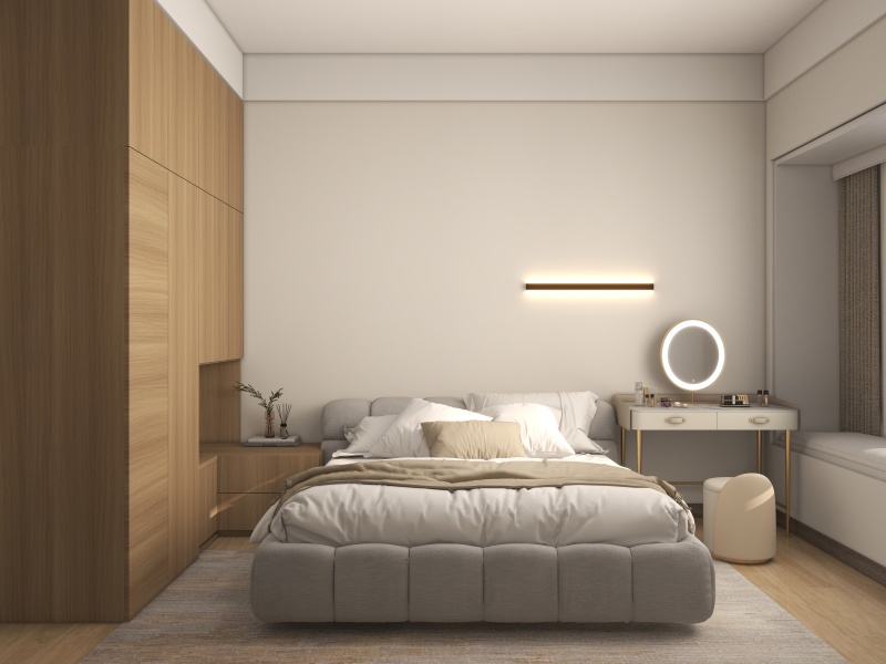 Minimalist Beige Bedroom Design Ideas