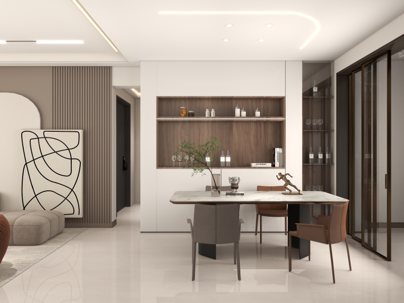 Scandinavian Dining Room with Elegant Simplicity
