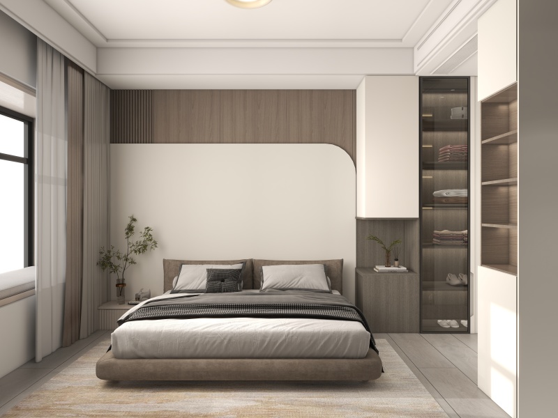 Contemporary Grey Bedroom Design Ideas