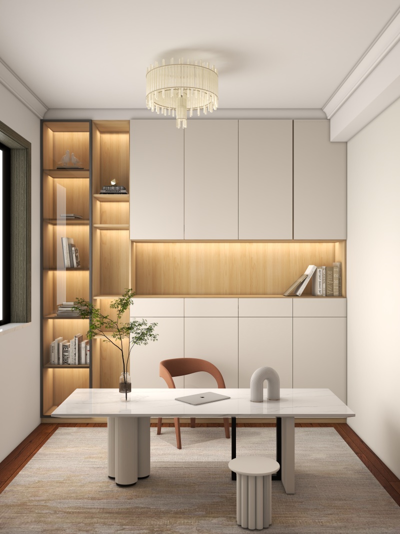 Scandinavian Home Office with Minimalist Appeal