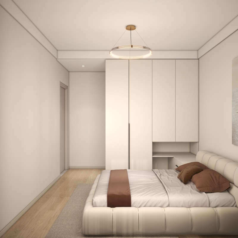 Creamy Scandinavian Bedroom Design Ideas