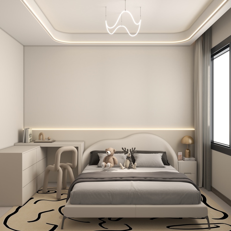 Modern Scandinavian Girl's Bedroom