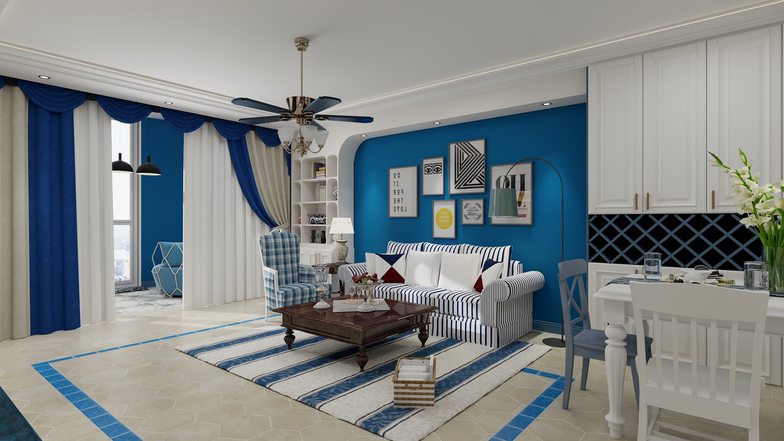 Miraitowa---保利东湾地中海55㎡-装修设计方案