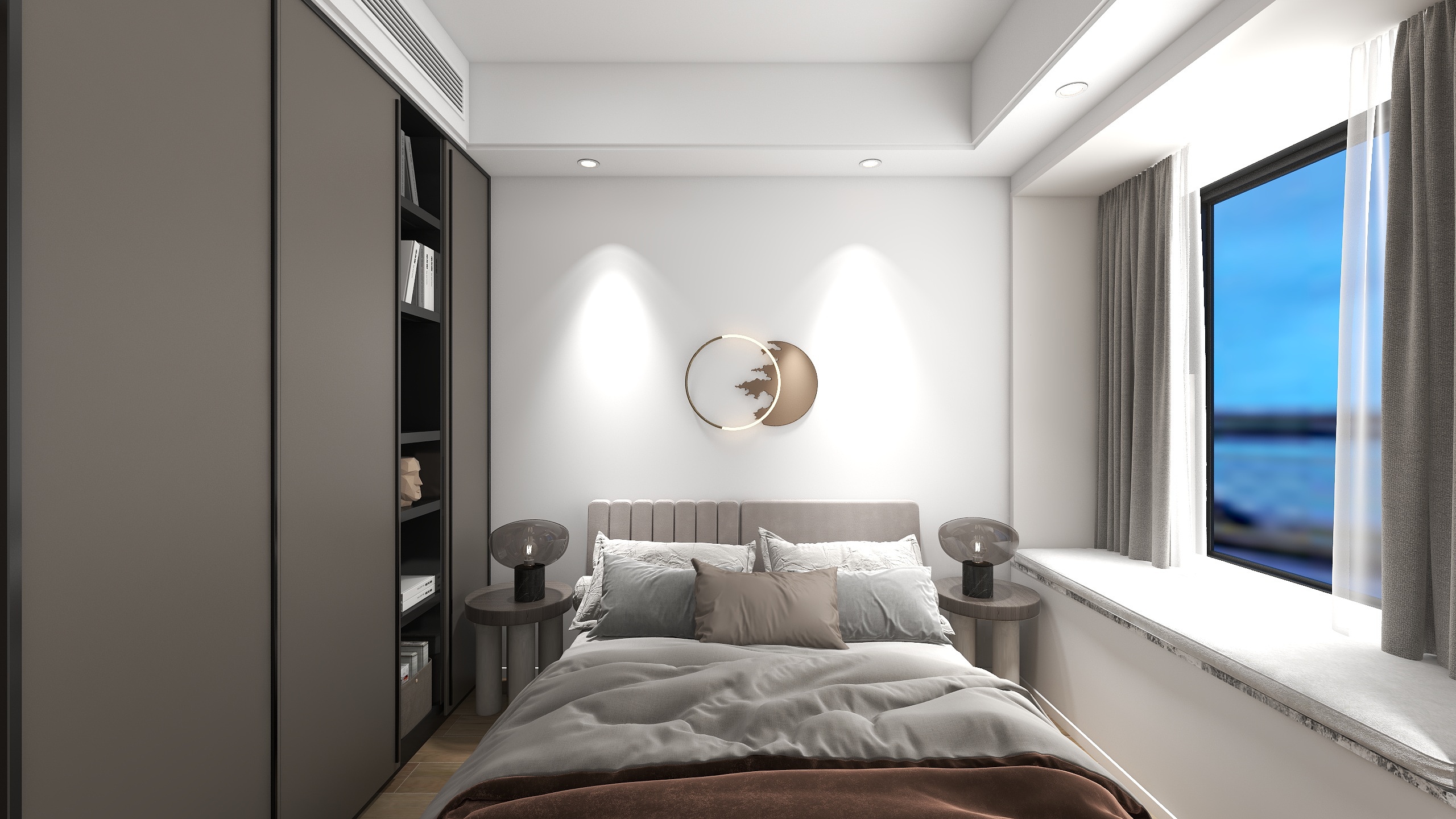 z设计钟工-万达146平方-装修设计方案