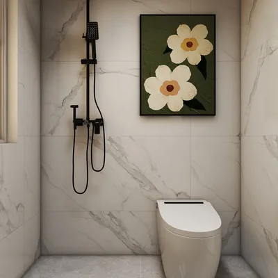 Modern Minimalist Bathroom with Elegant Touches