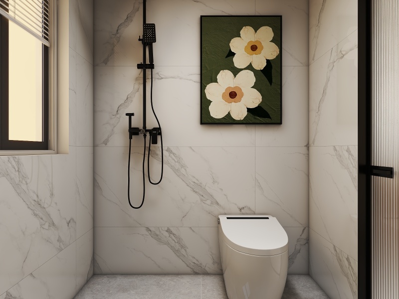 Modern Minimalist Bathroom with Elegant Touches