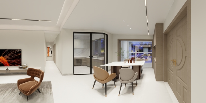 汝州恒达装饰-启德华府13-西-1701-装修设计方案