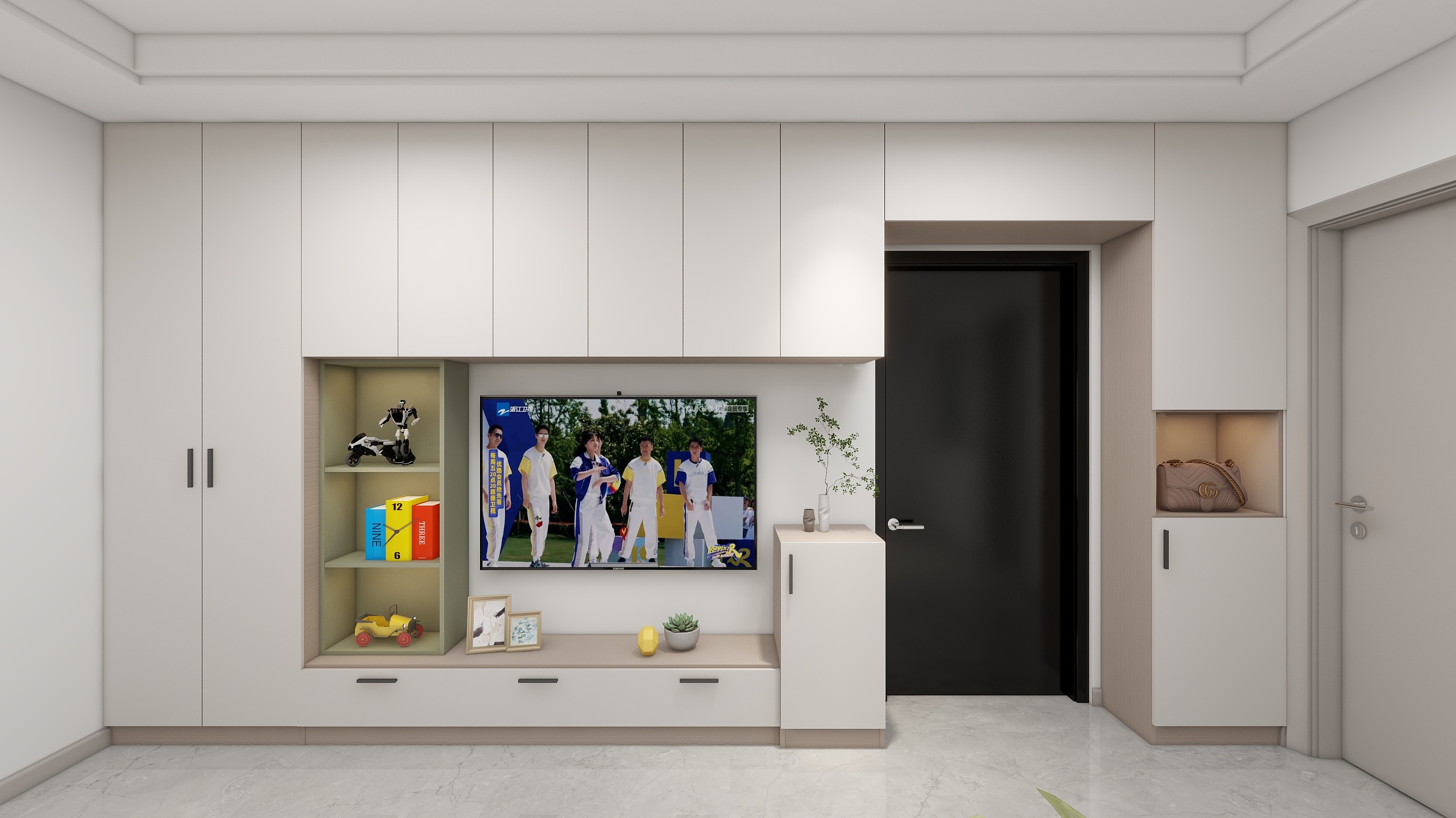 辰尚资深设计师-雍锦湾两室90平现代-装修设计方案