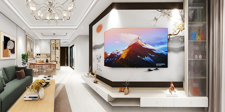 史卫兵-硬装专业等级考核户型-副本-装修设计方案