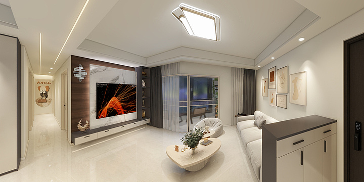 老马13339790109-时代印113㎡3室-装修设计方案