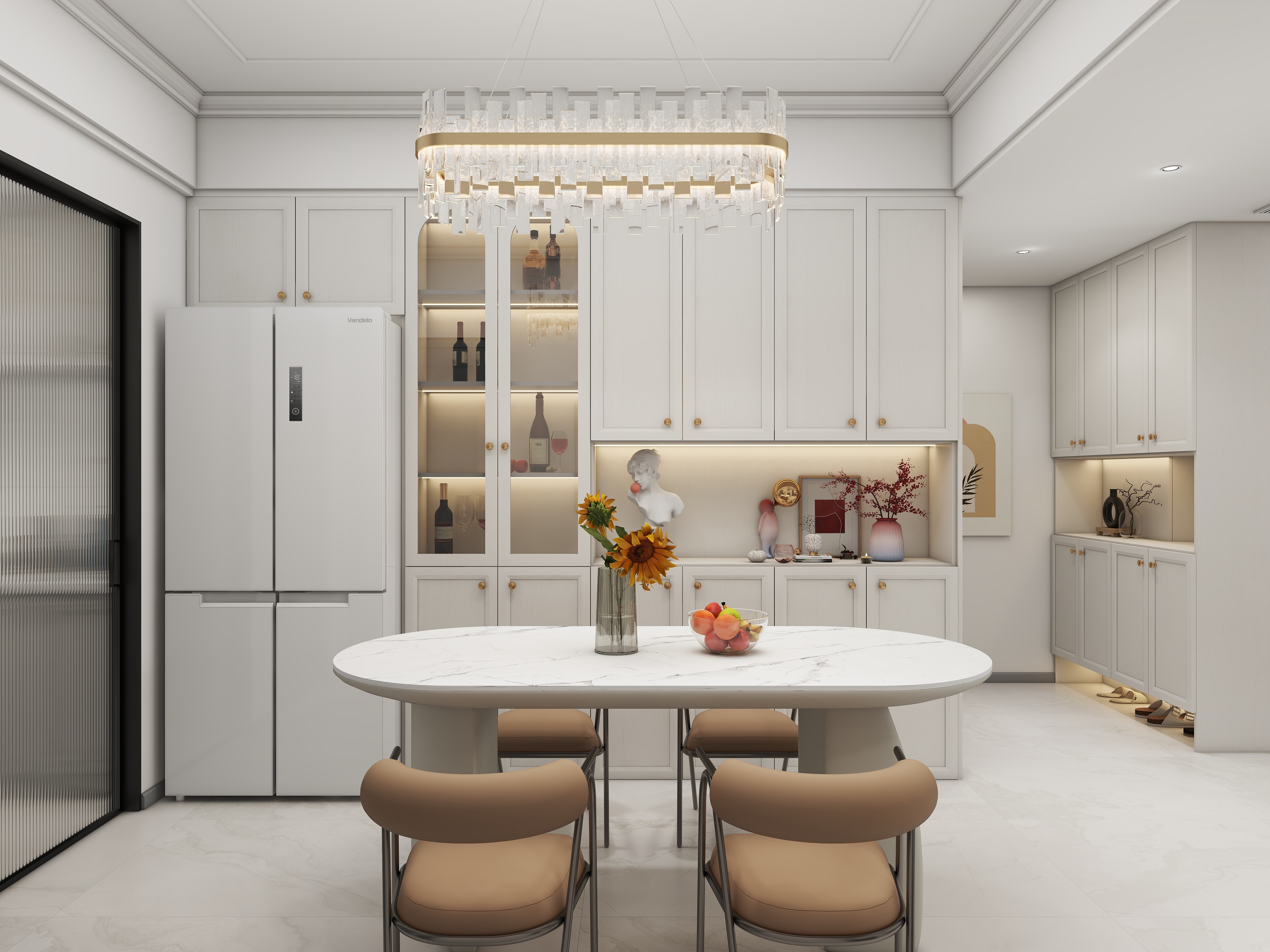 徐景棋-蓝城玉园简欧111㎡4室装修效果图