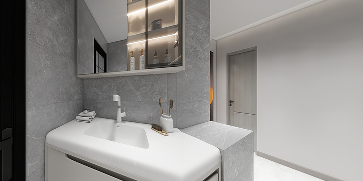 大班装饰集团设计中心-万鸿城25-602戴美女效果图仅供参考-装修设计方案