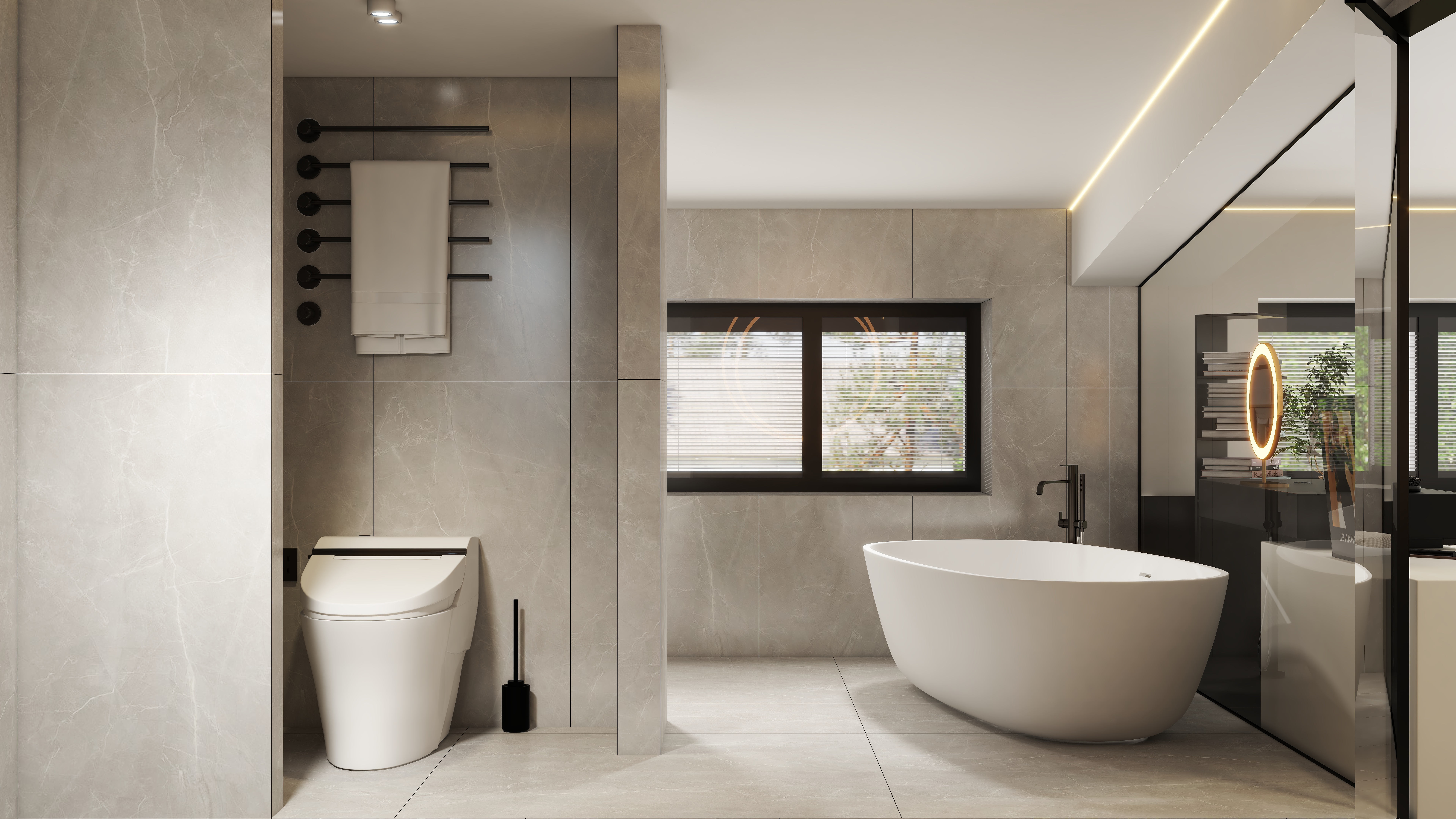 设计师珂源-青城碧苑136㎡4室二层主卫装修效果图第4张