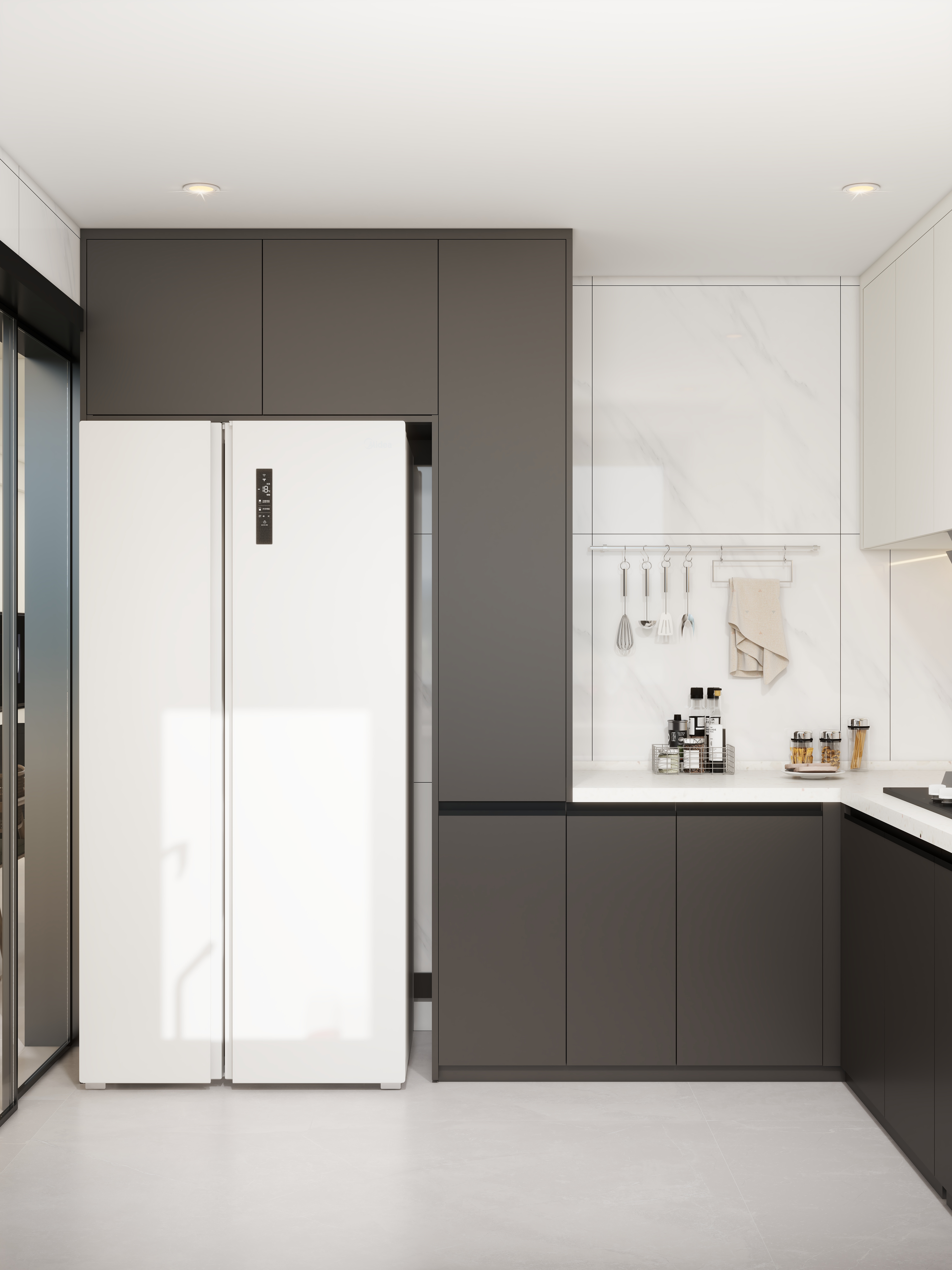 设计师珂源-青城碧苑136㎡4室一层厨房装修效果图第4张