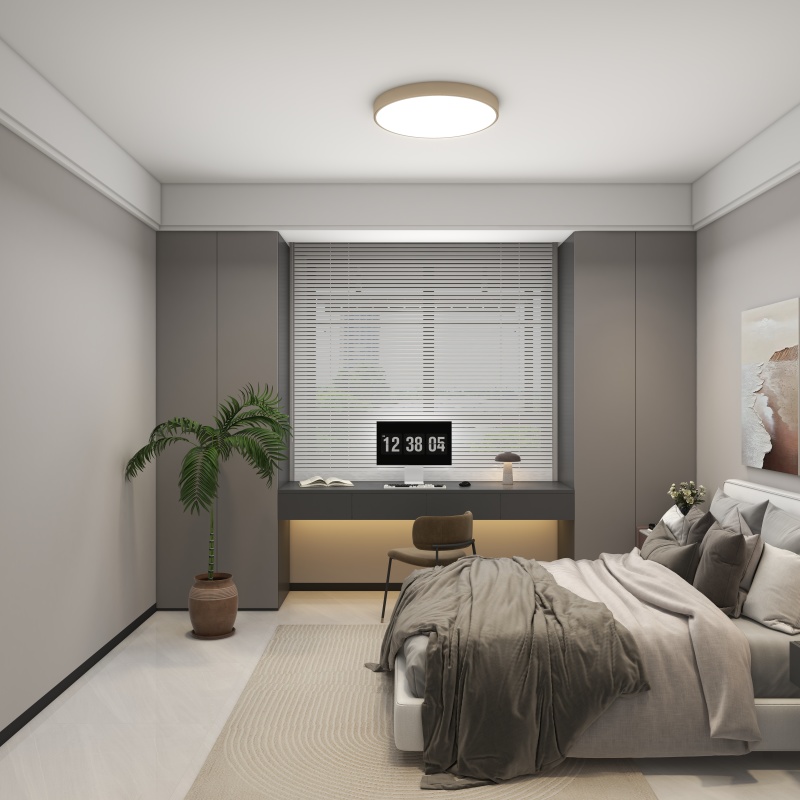 Modern Gray & White Bedroom Design Ideas