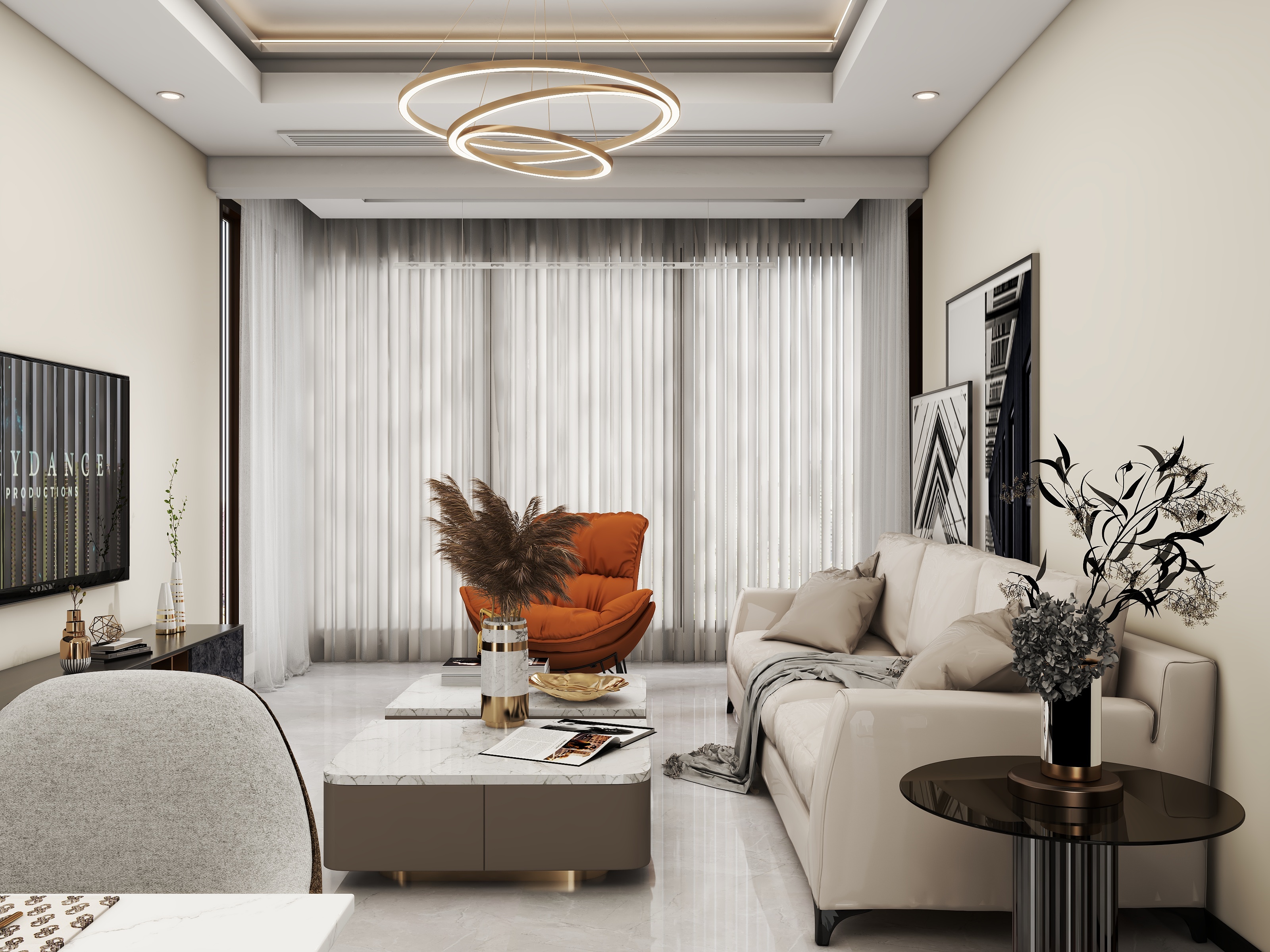 沐禾居设计工作室-隆城锦翠三期83㎡3室-装修设计方案