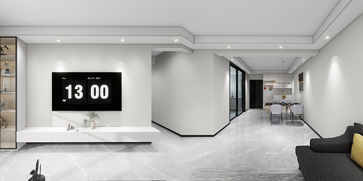 Panhu-博雅公馆103㎡3室-装修设计方案