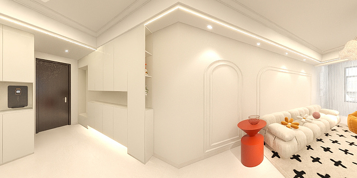 朵尚空间袁朵朵-中建滨江府B5-2903-装修设计方案