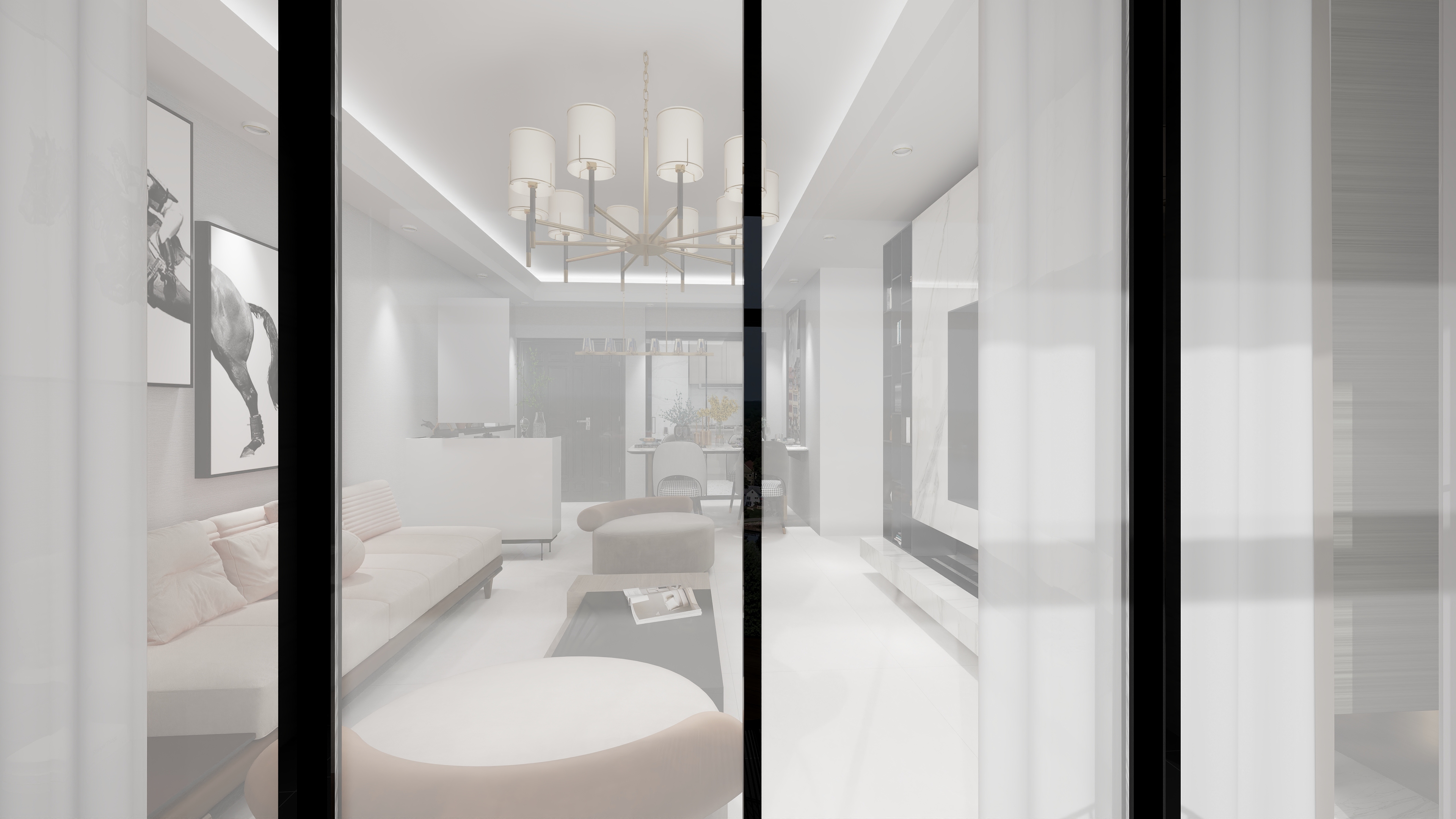 山东居贤装饰巨野分公司-凯兴学府轻奢四室-装修设计方案