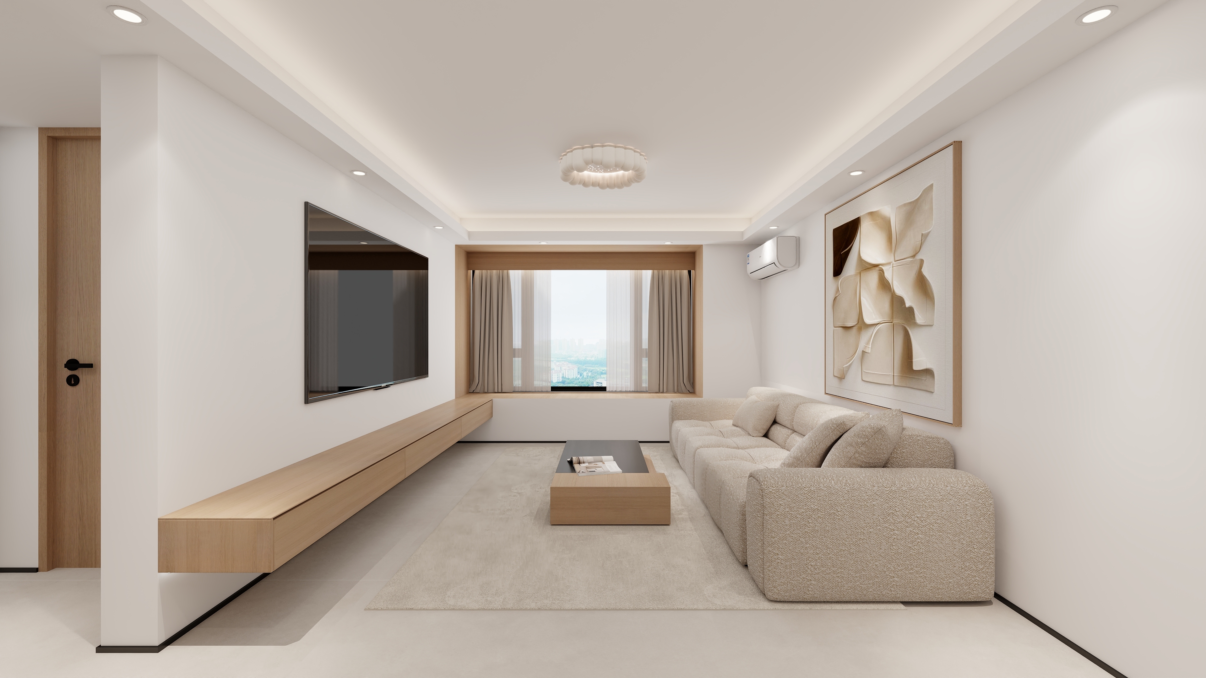 设计师丨胡月平-七里香榭-跃层197㎡五室装修效果图