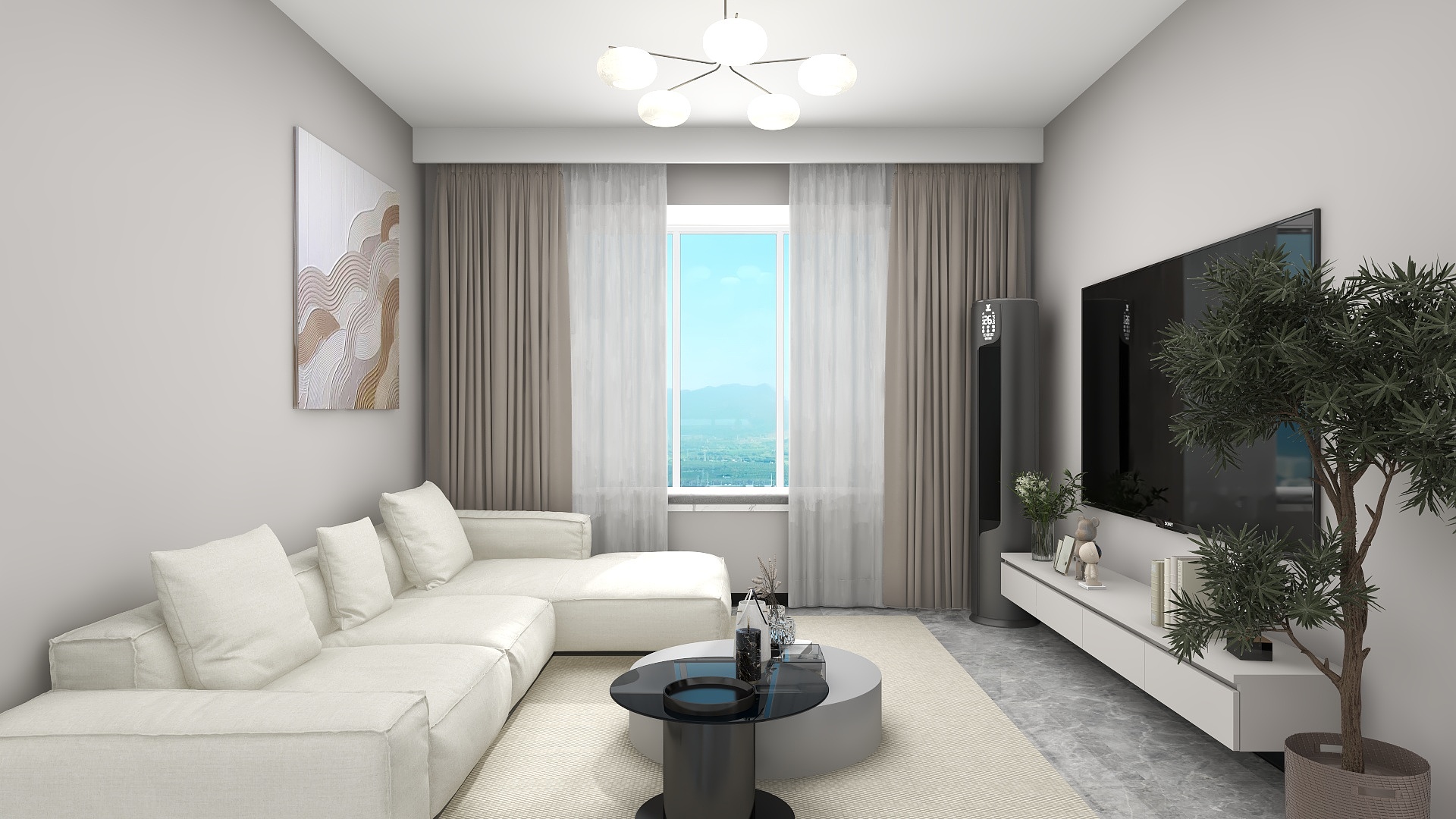 室内设计施工效果-万锦公馆-装修设计方案