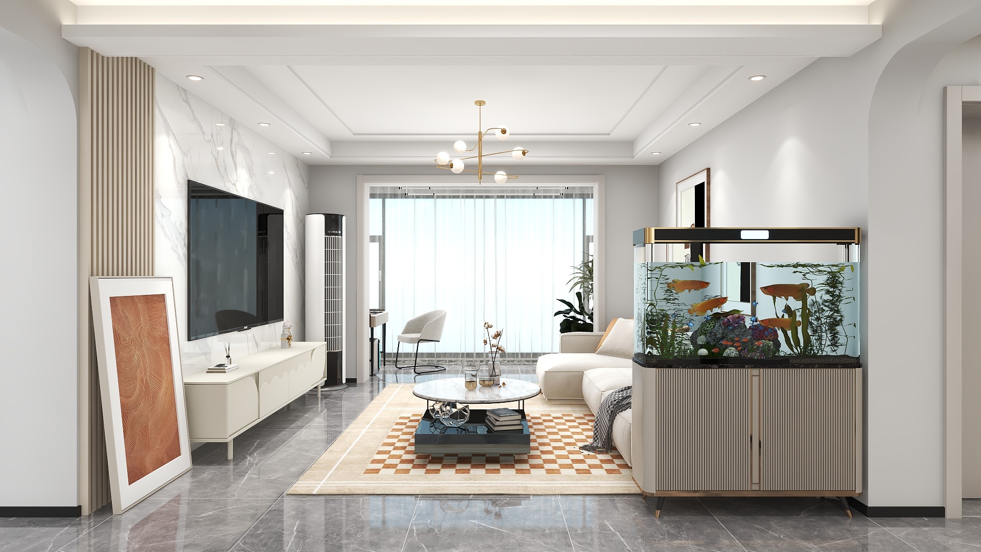 室内设计施工效果-环宇大上海-装修设计方案