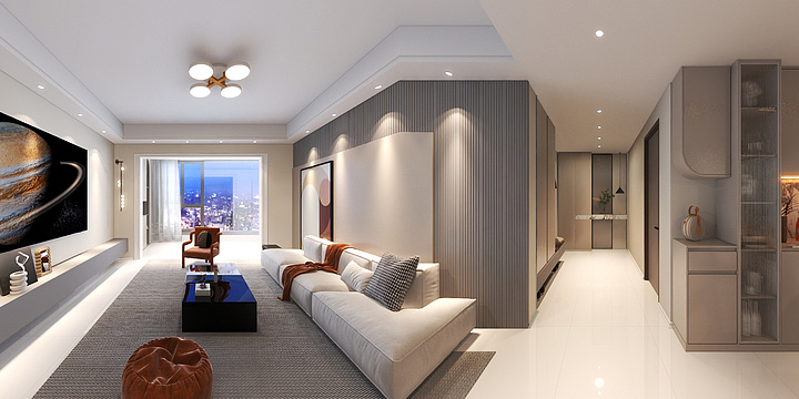 二狗装修设计-京城华府-装修设计方案