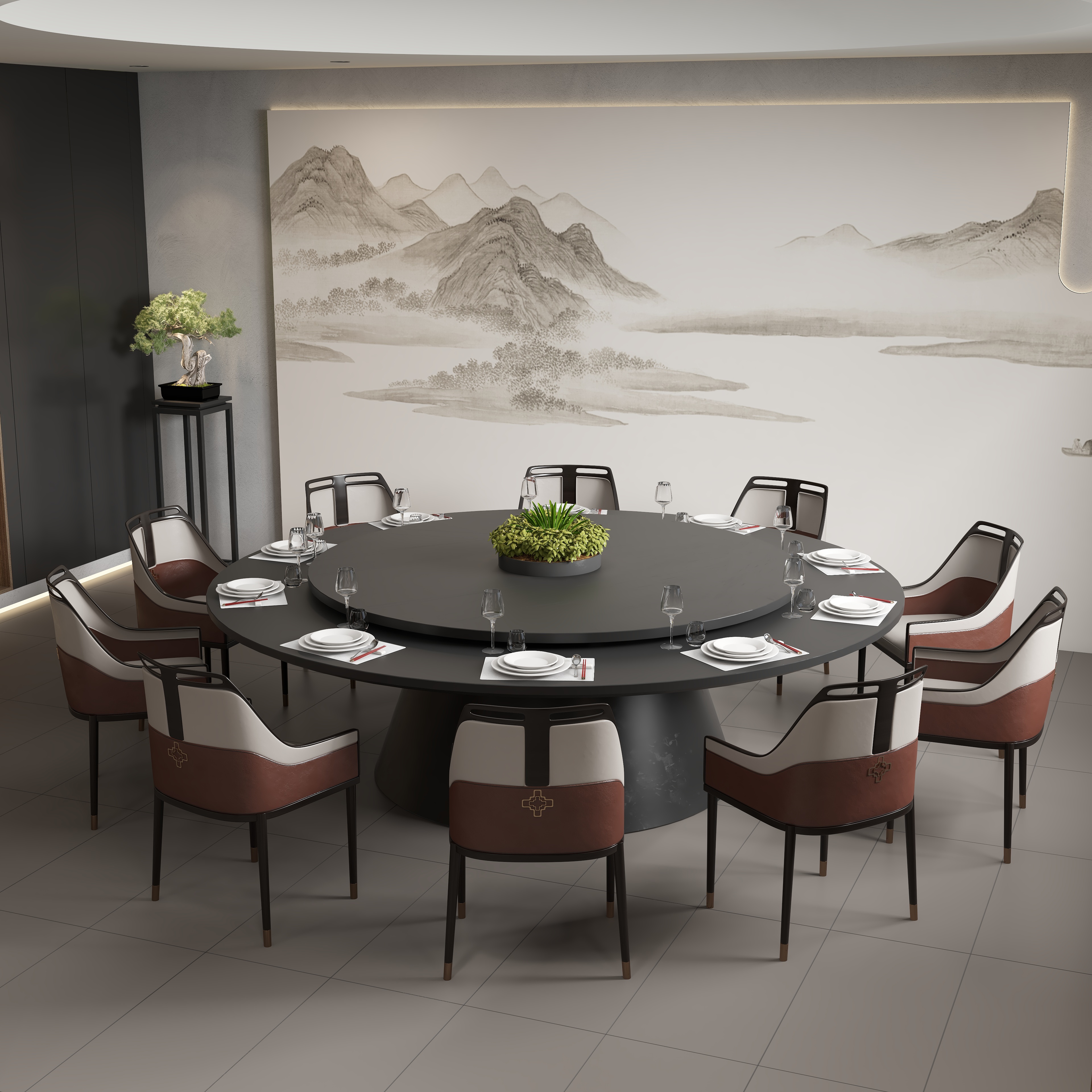 BOWAR-新中式会所--装修设计方案