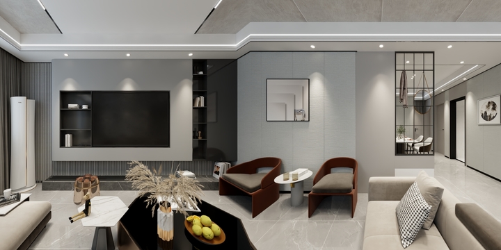 焦点设计NCMY-於老板二楼-装修设计方案