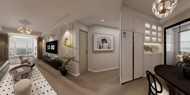 铜川设计师-焦向明-雍照华庭17-1-2004-装修设计方案