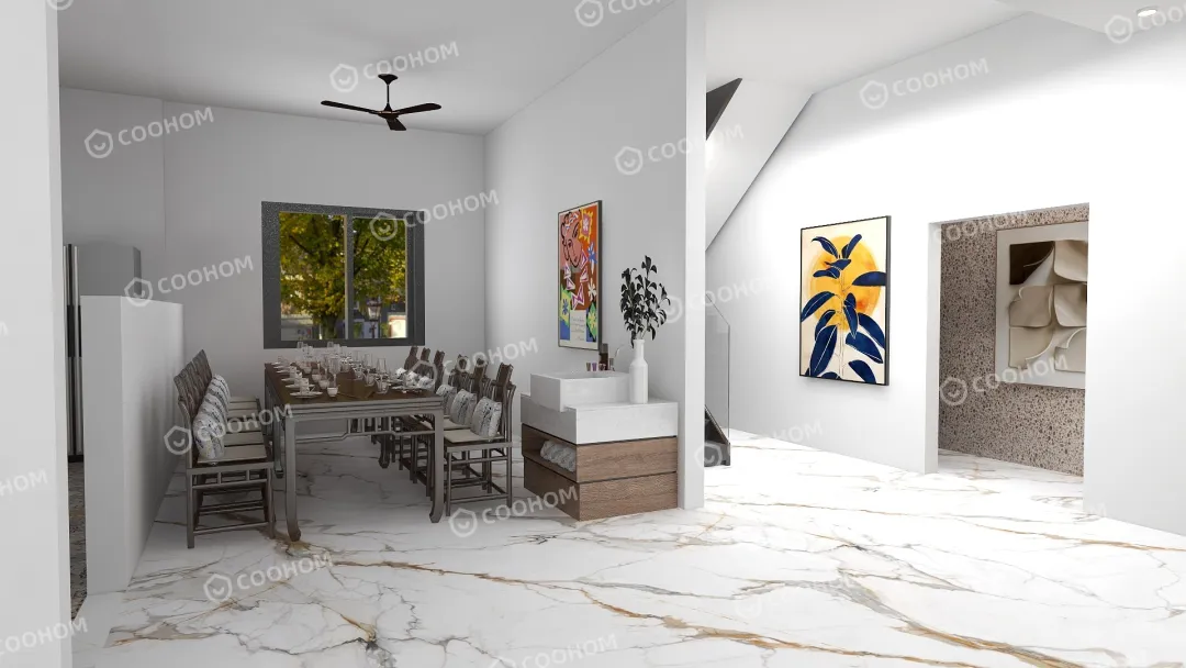 Anwar Shaikh的装修设计方案:Living Room
