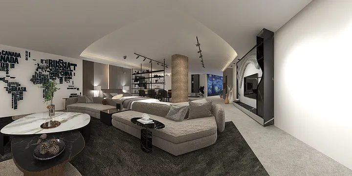 mustafasa的装修设计方案:DImax Project Furniture Dubai Showroom