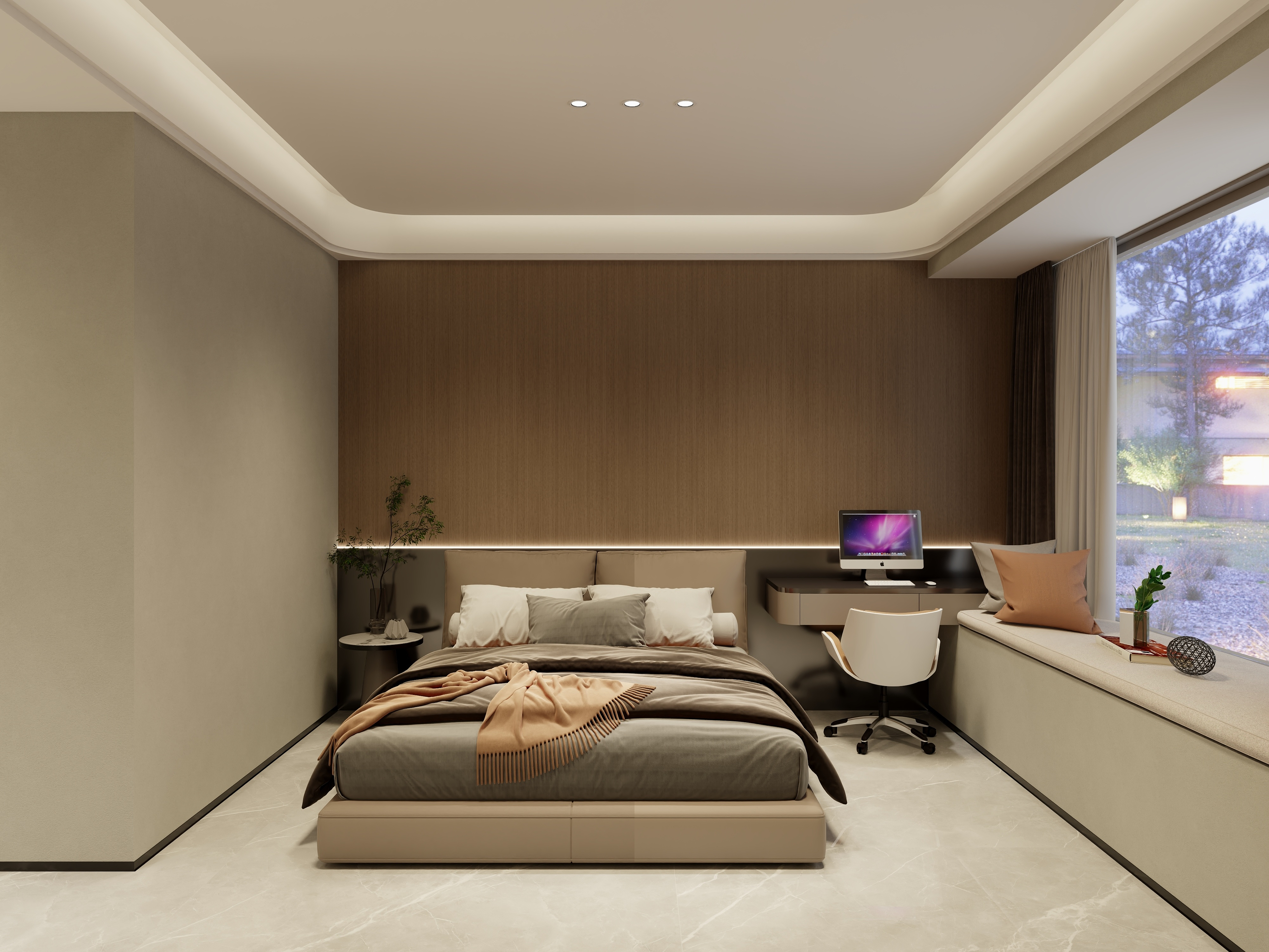 LS设计-刘闪-意式极简（主卧+衣帽间）-装修设计方案