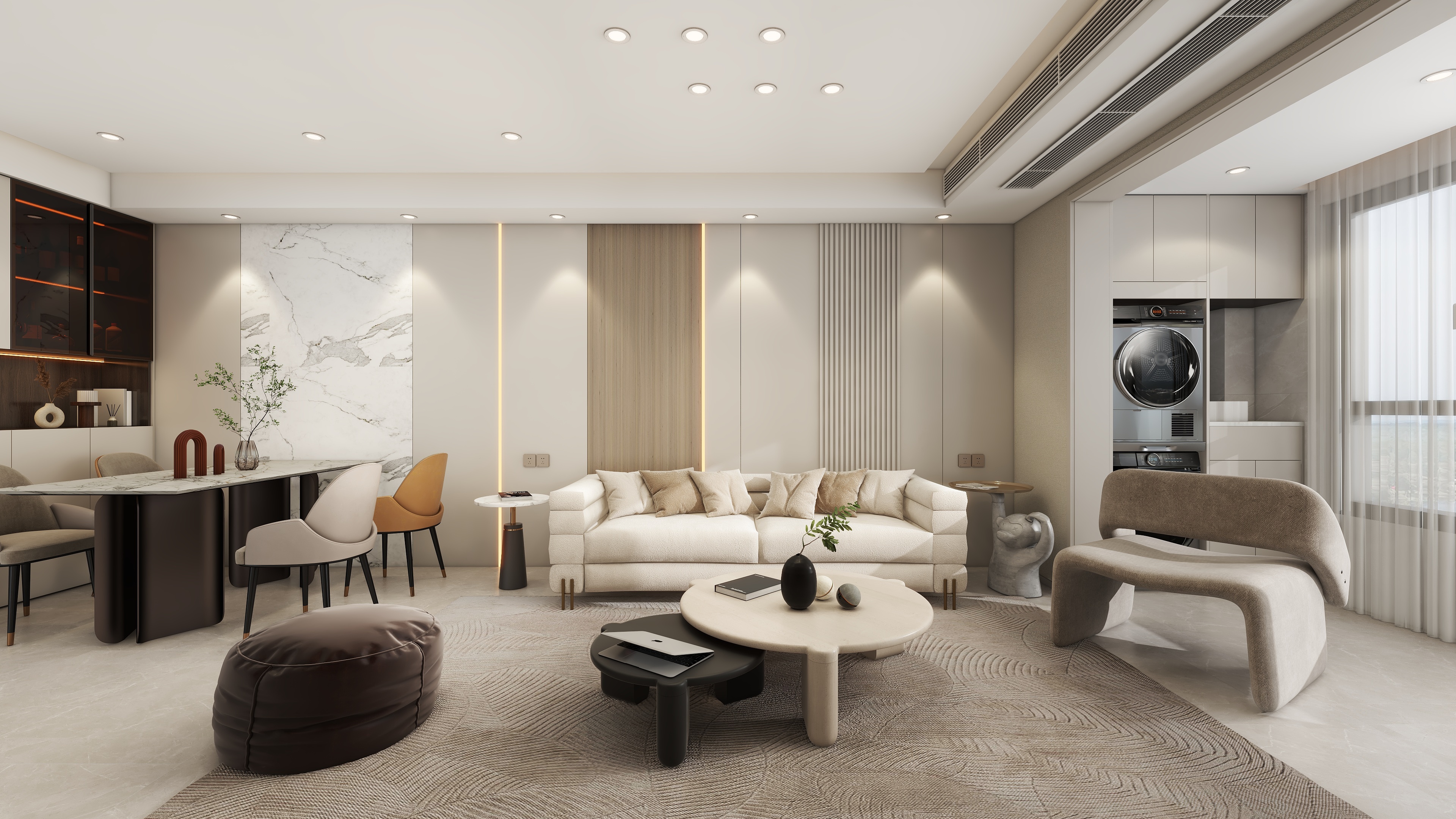 BEIYAN-DESIGN-【现代简约】唐柠府95平三居室装修效果图