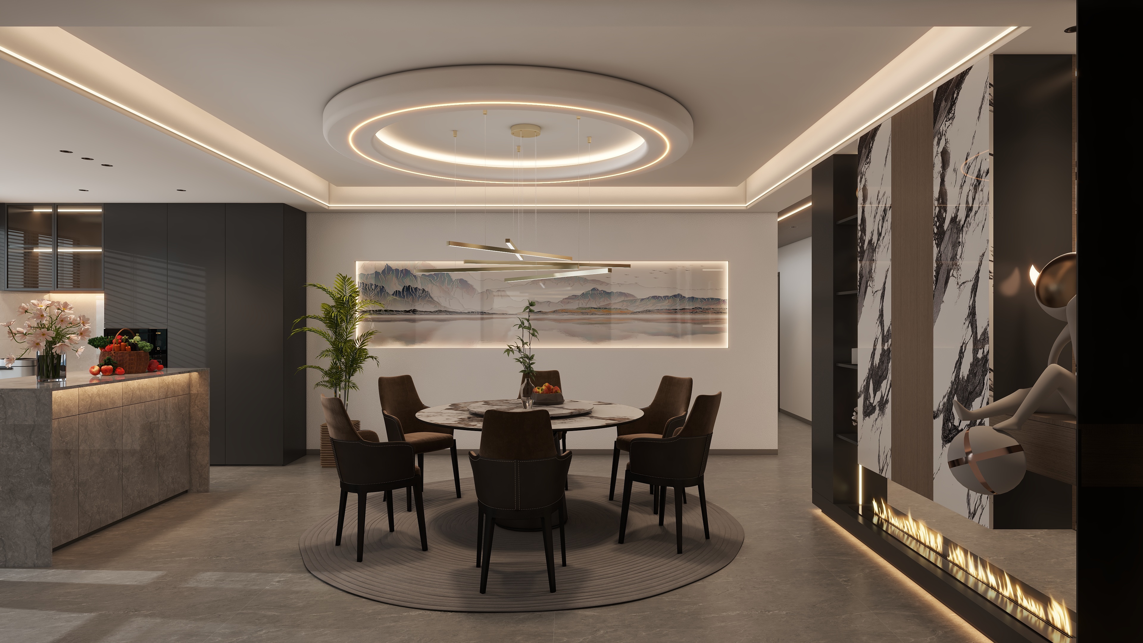 效果图志伟-劲嘉金棕榈湾-装修设计方案