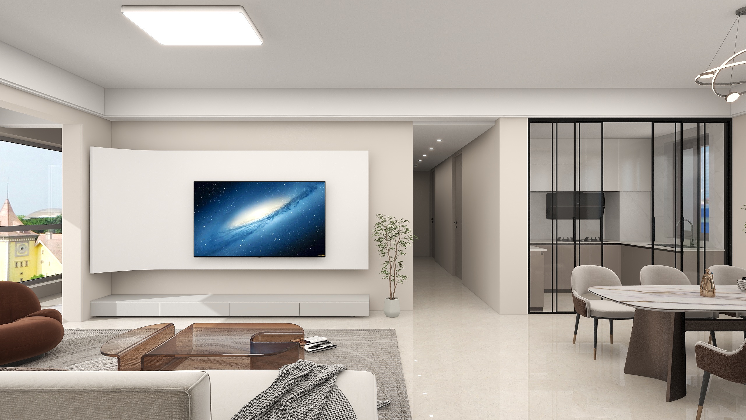 北流市爱空间装修-幸福里25B803-装修设计方案