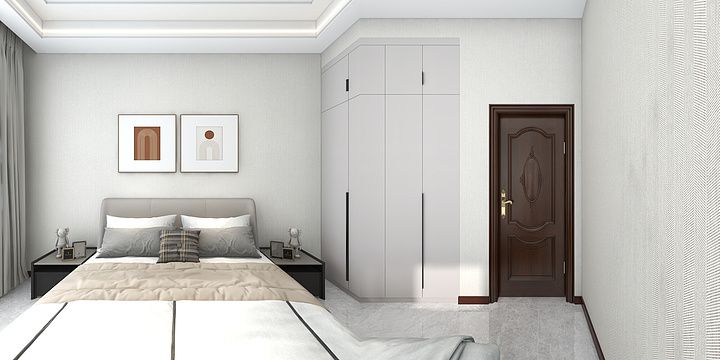 唐县大自然装饰-东足里村别墅一层新中式-装修设计方案