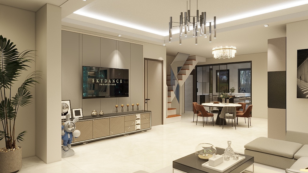 爱说-城投兰园214复式-装修设计方案