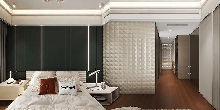 邹偕毓-顶墙行业-专业证书考核户型-装修设计方案