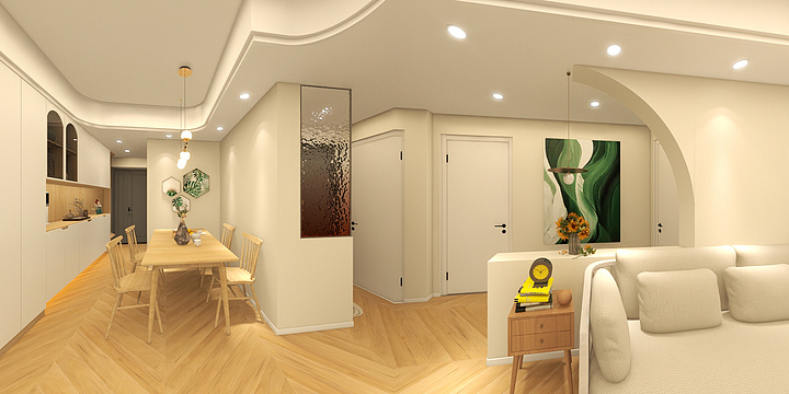 沈尔不凡-93㎡2室-装修设计方案