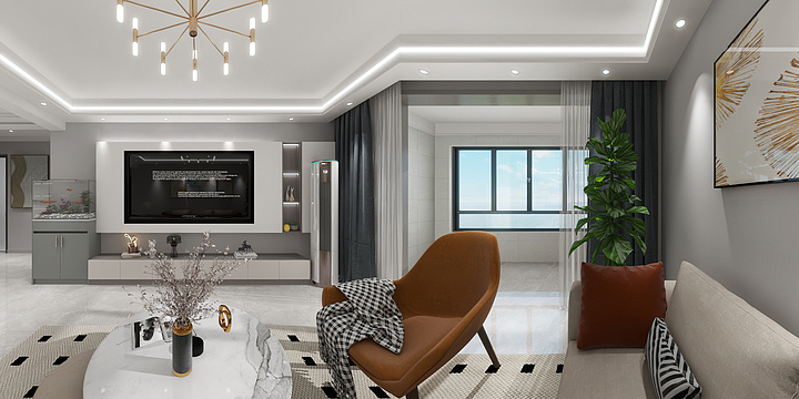 @家装设计-欧苑5#户型-装修设计方案