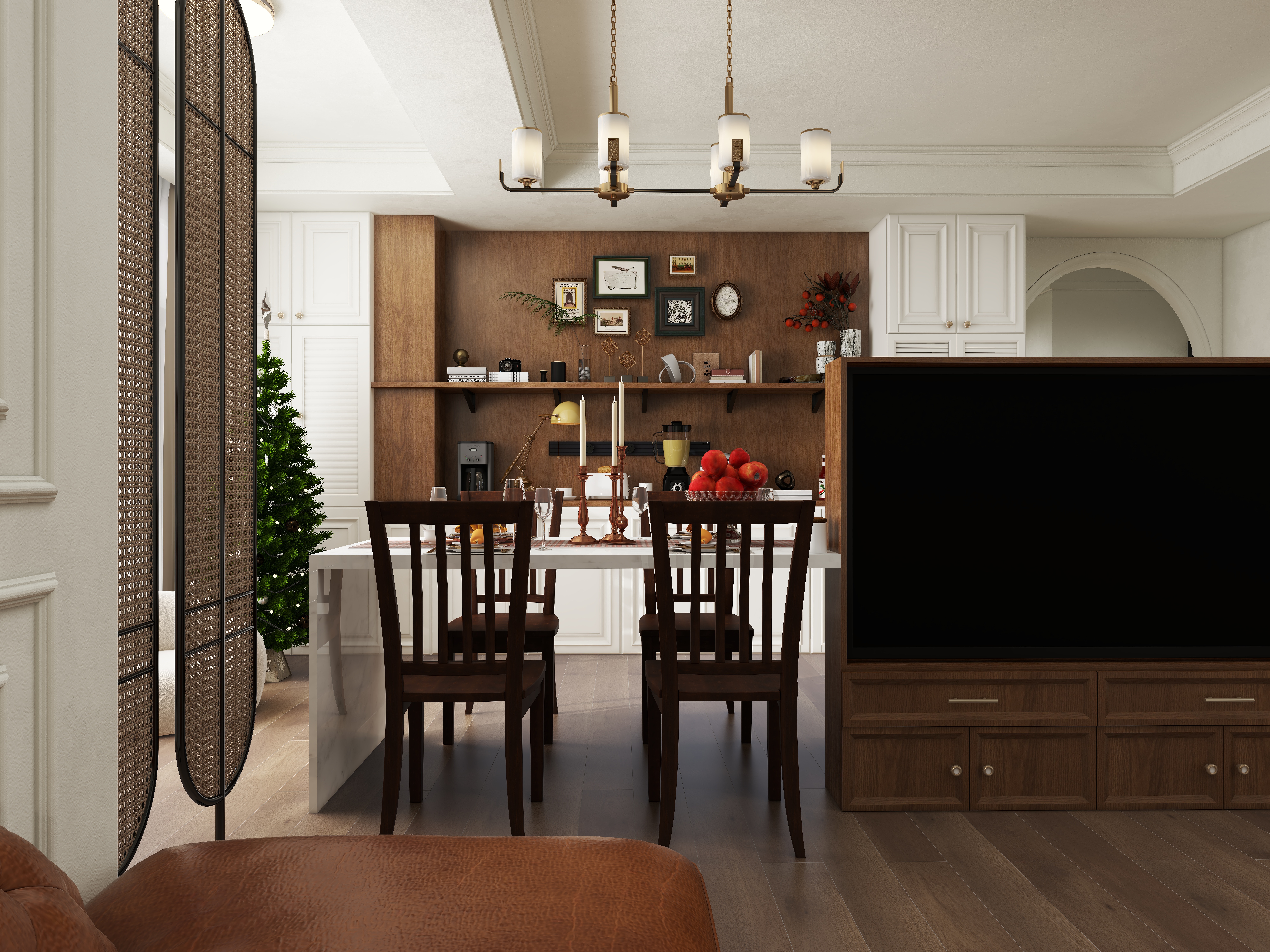 战地薯条-112㎡轻美式-装修设计方案