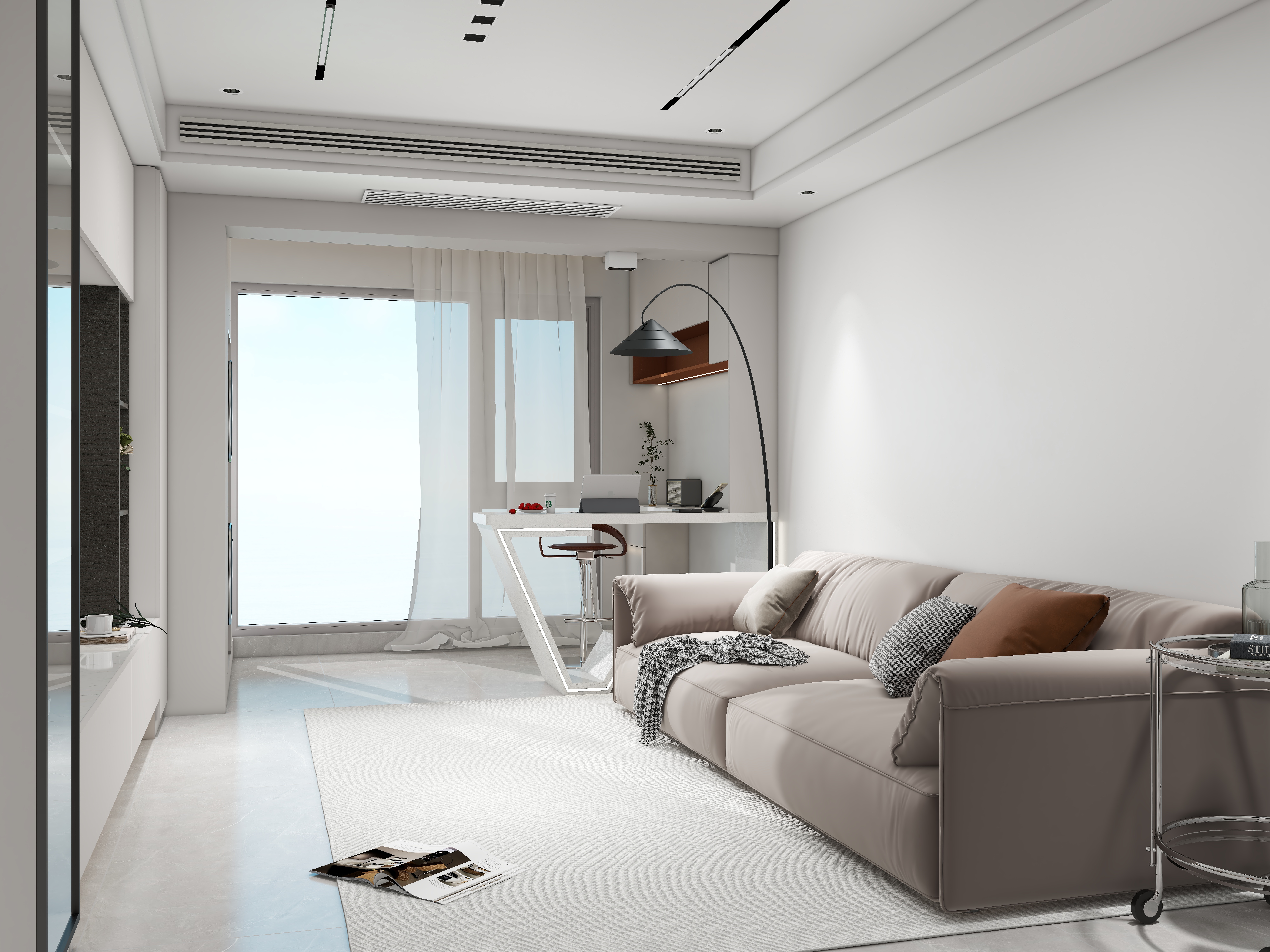 陈乐意-联发君悦天成营销中心88㎡3室-装修设计方案