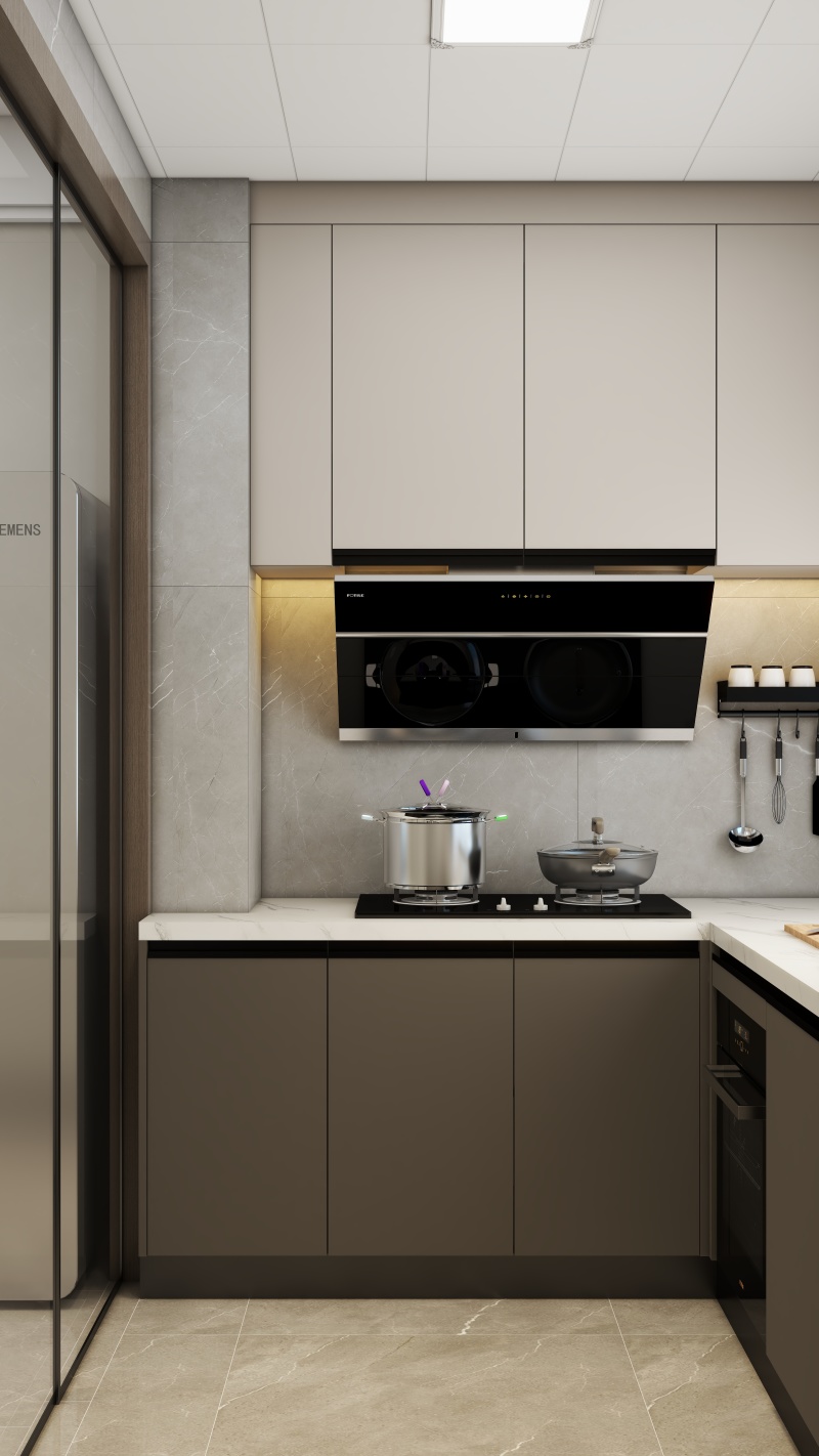 Modern Gray & Brown Kitchen Design Ideas