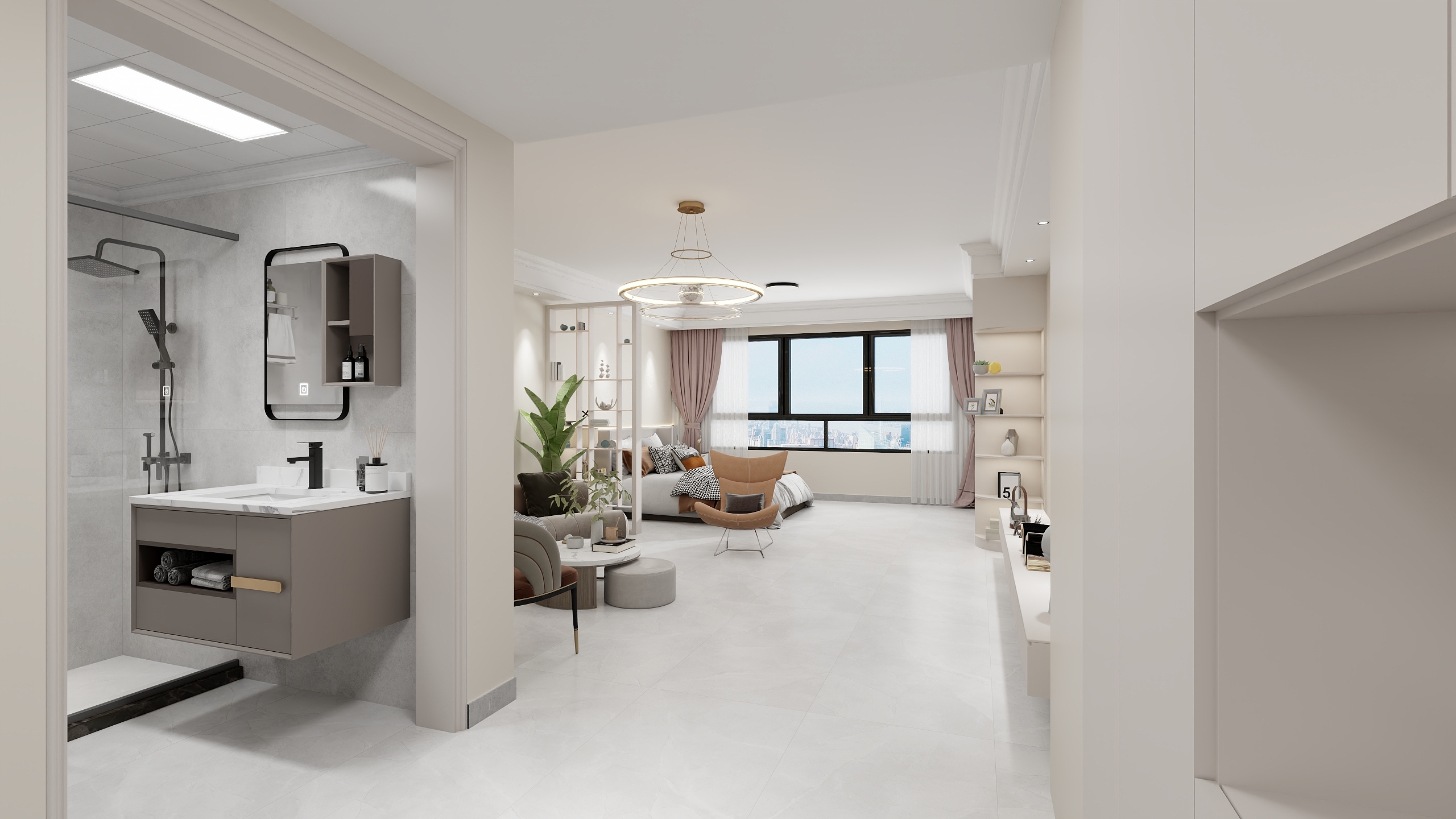 新巢装饰石哥-金胜单身公寓-装修设计方案